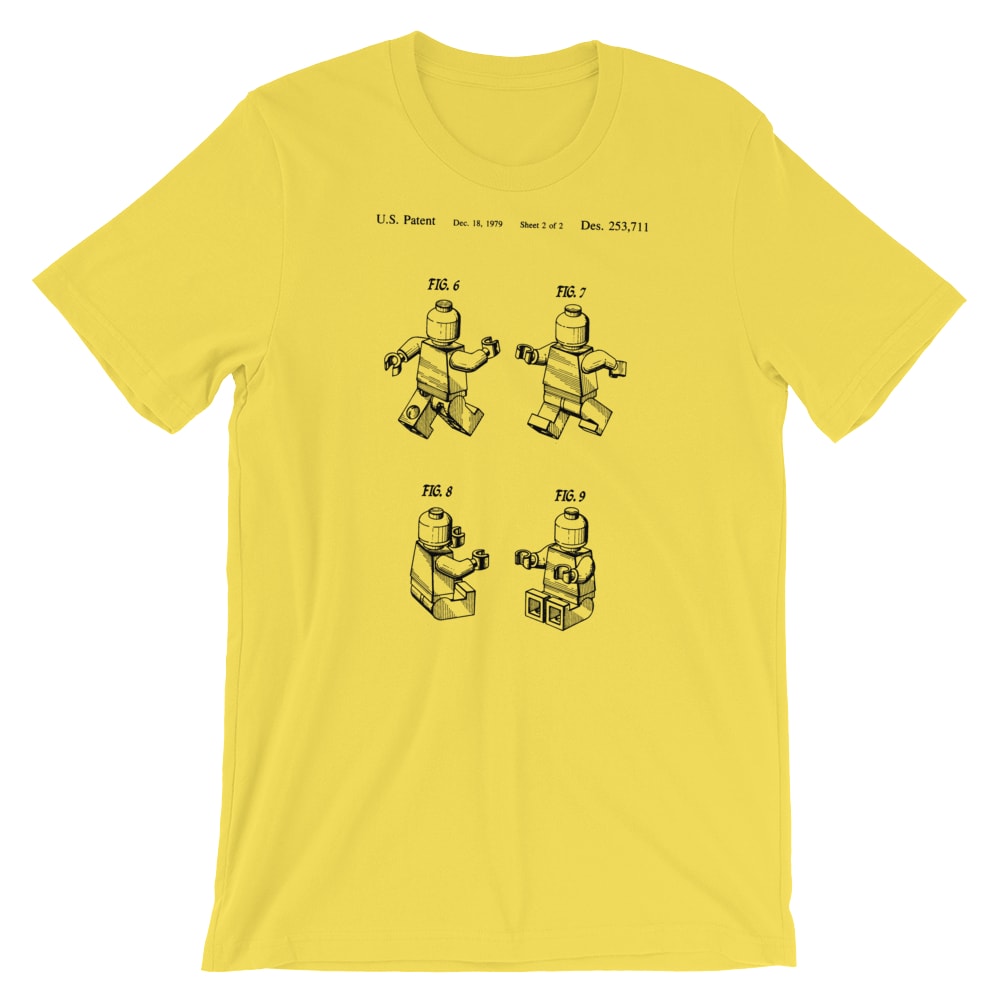 Lego Mini Figure Patent T-Shirt - Mighty Circus