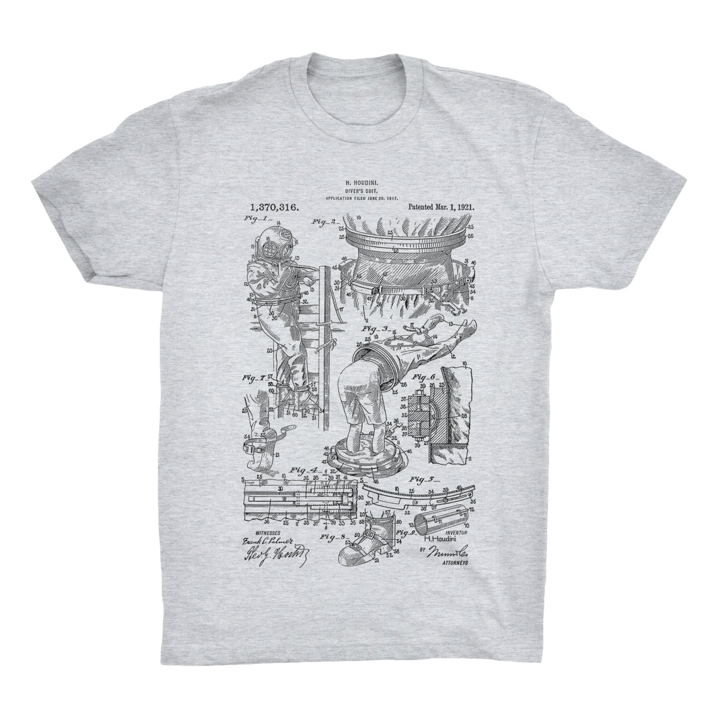 Houdini Divers Suit Patent - Mighty Circus