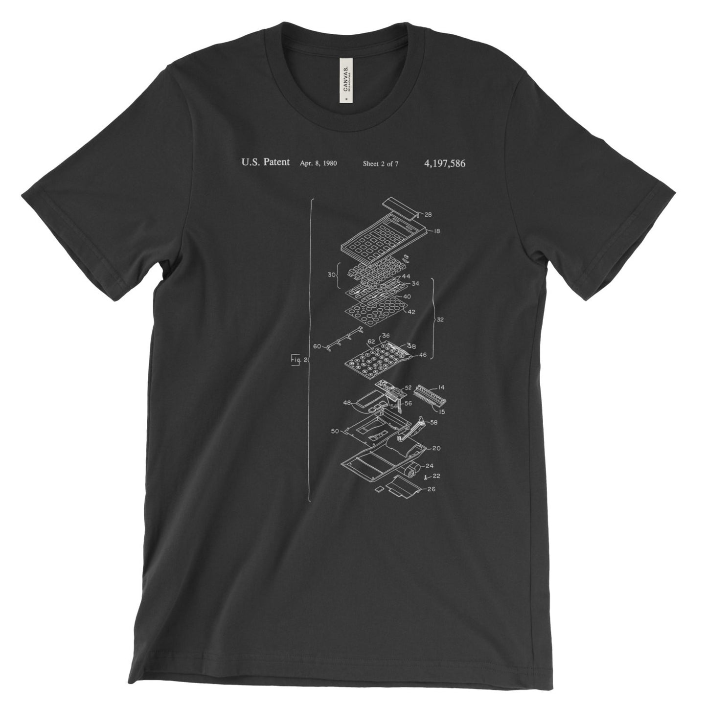 Calculator Patent T-Shirt - Mighty Circus