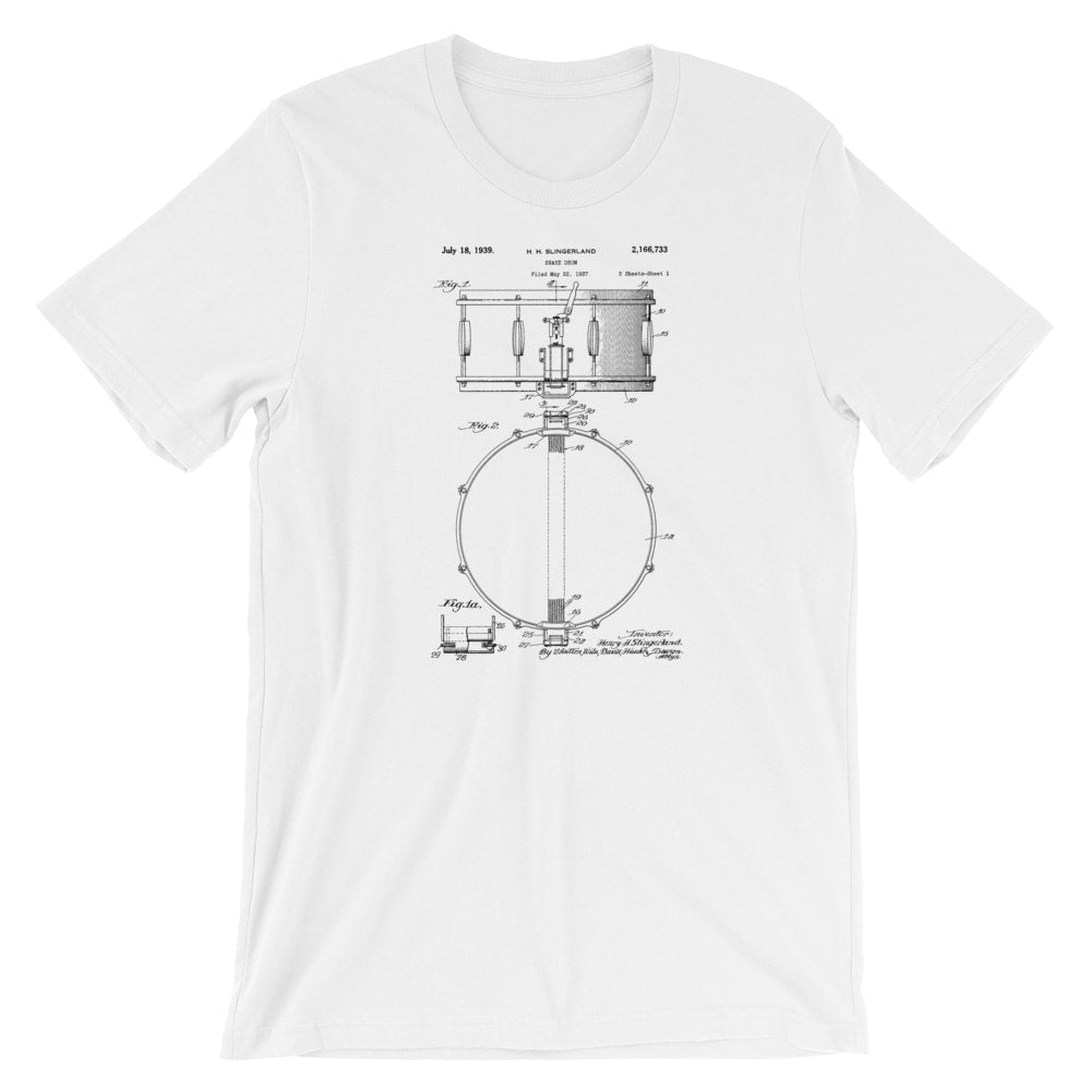 Snare Drum Patent T-Shirt - Mighty Circus