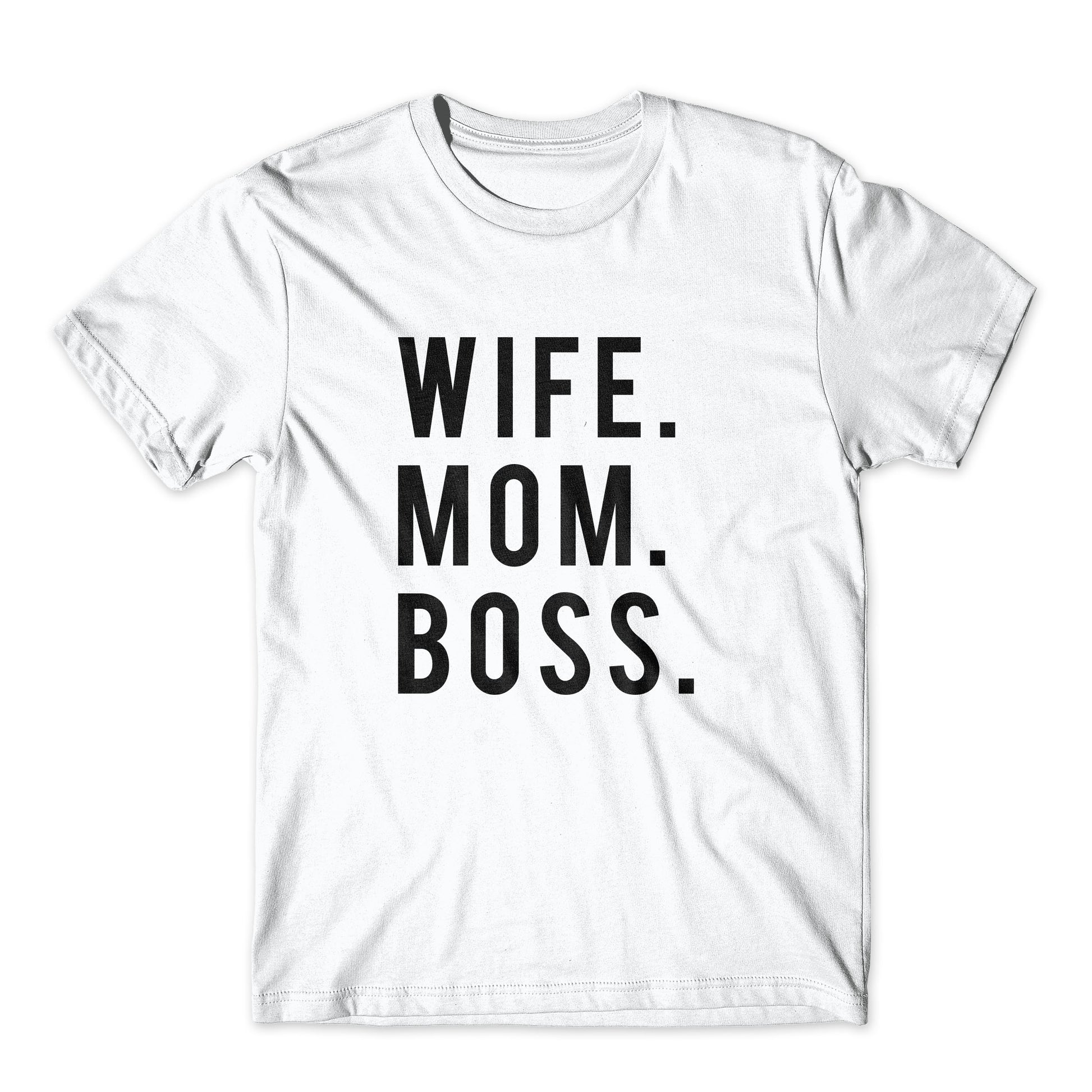 Wife Mom Boss 100% Cotton Premium T-Shirt