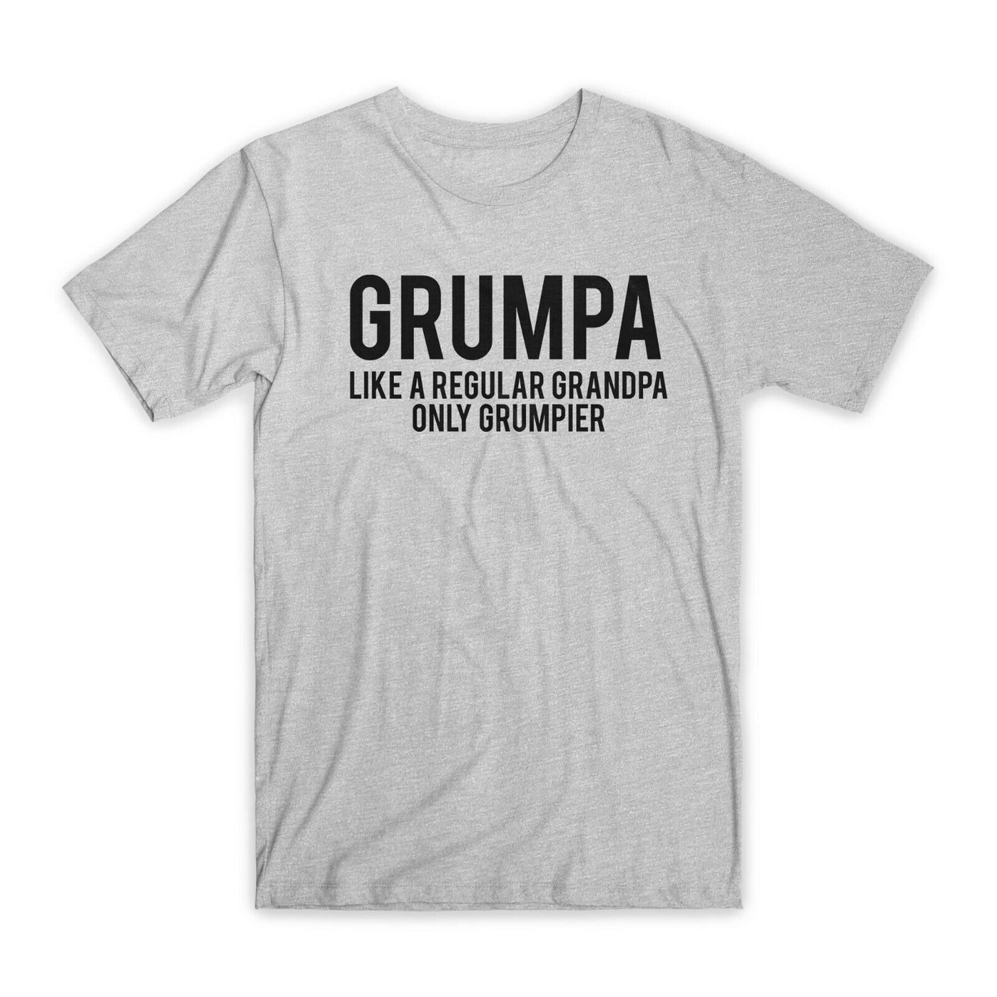 Grumpa Like A Regular Grandpa T-Shirt Premium Soft Cotton Funny Tees Gifts NEW