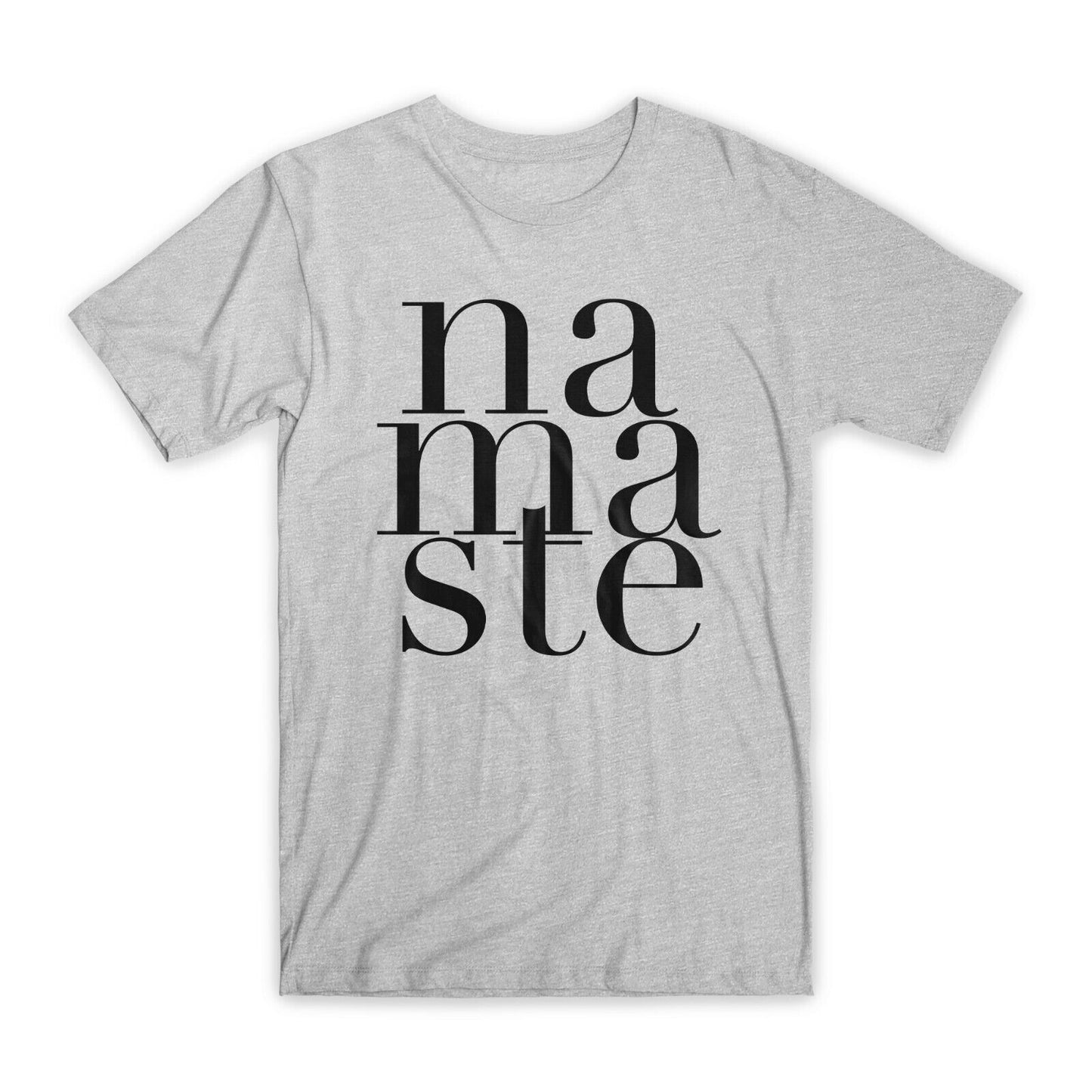 Namaste Printed T-Shirt Premium Soft Cotton Crew Neck Funny Tee Novelty Gift NEW
