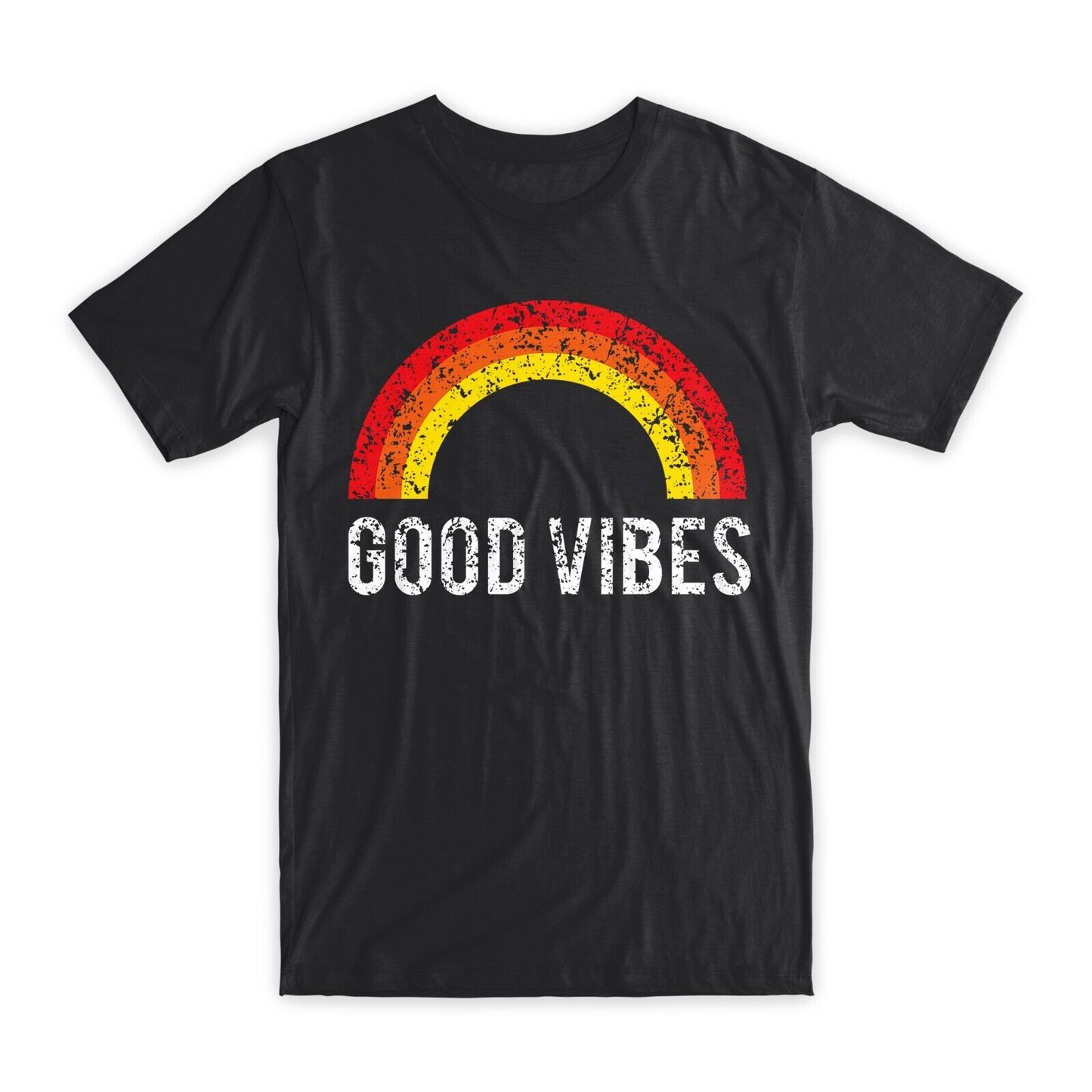 Good Vibes T-Shirt Premium Soft Cotton Crew Neck Funny Tees Novelty Gifts NEW