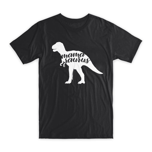 Mama Saurus T-Shirt Premium Soft Cotton Crew Neck Funny Tees Novelty Gifts NEW