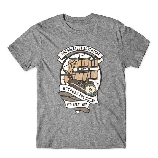 Accross The Ocean T-Shirt 100% Cotton Premium Tee NEW