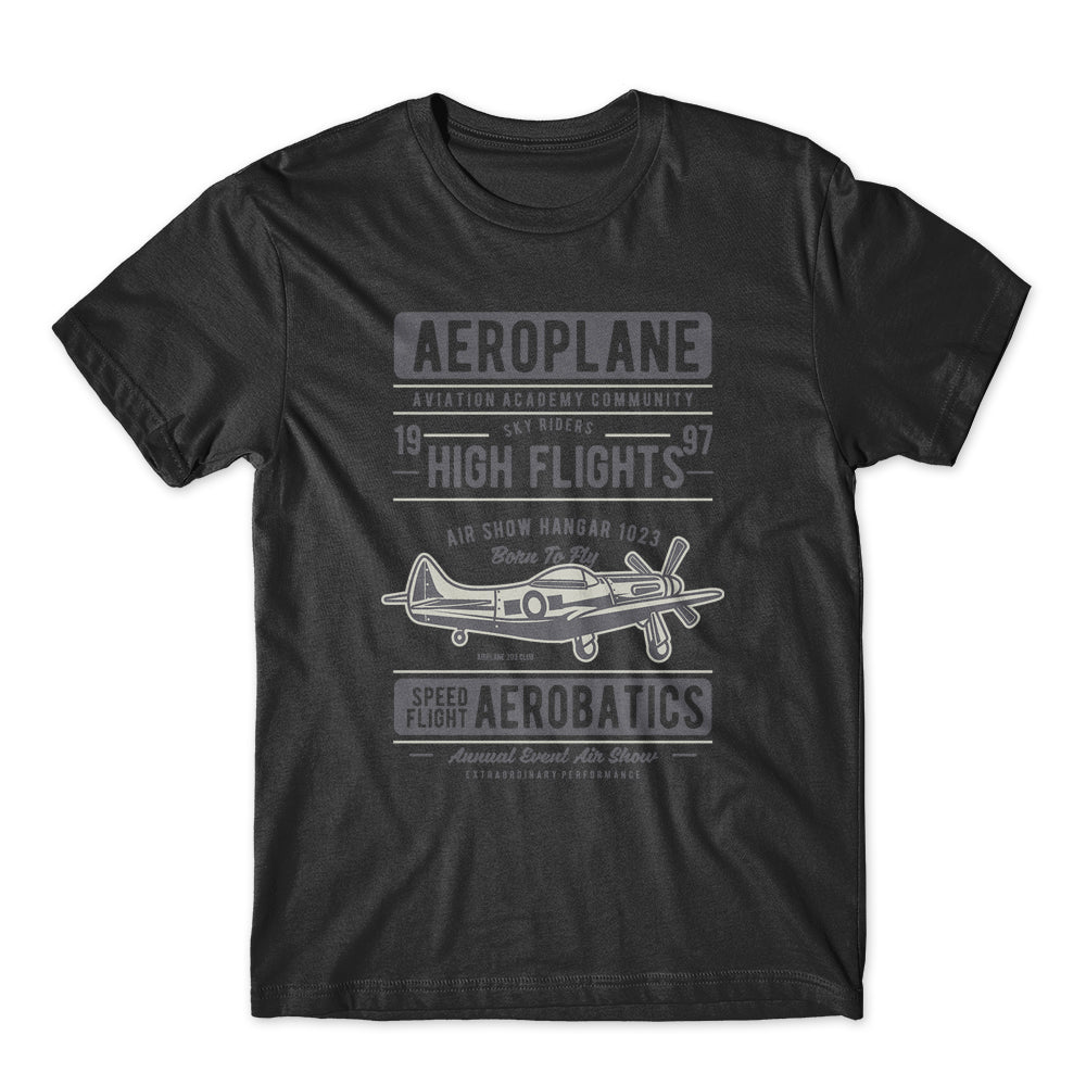 Aeroplane High Flights T-Shirt 100% Cotton Premium Tee NEW