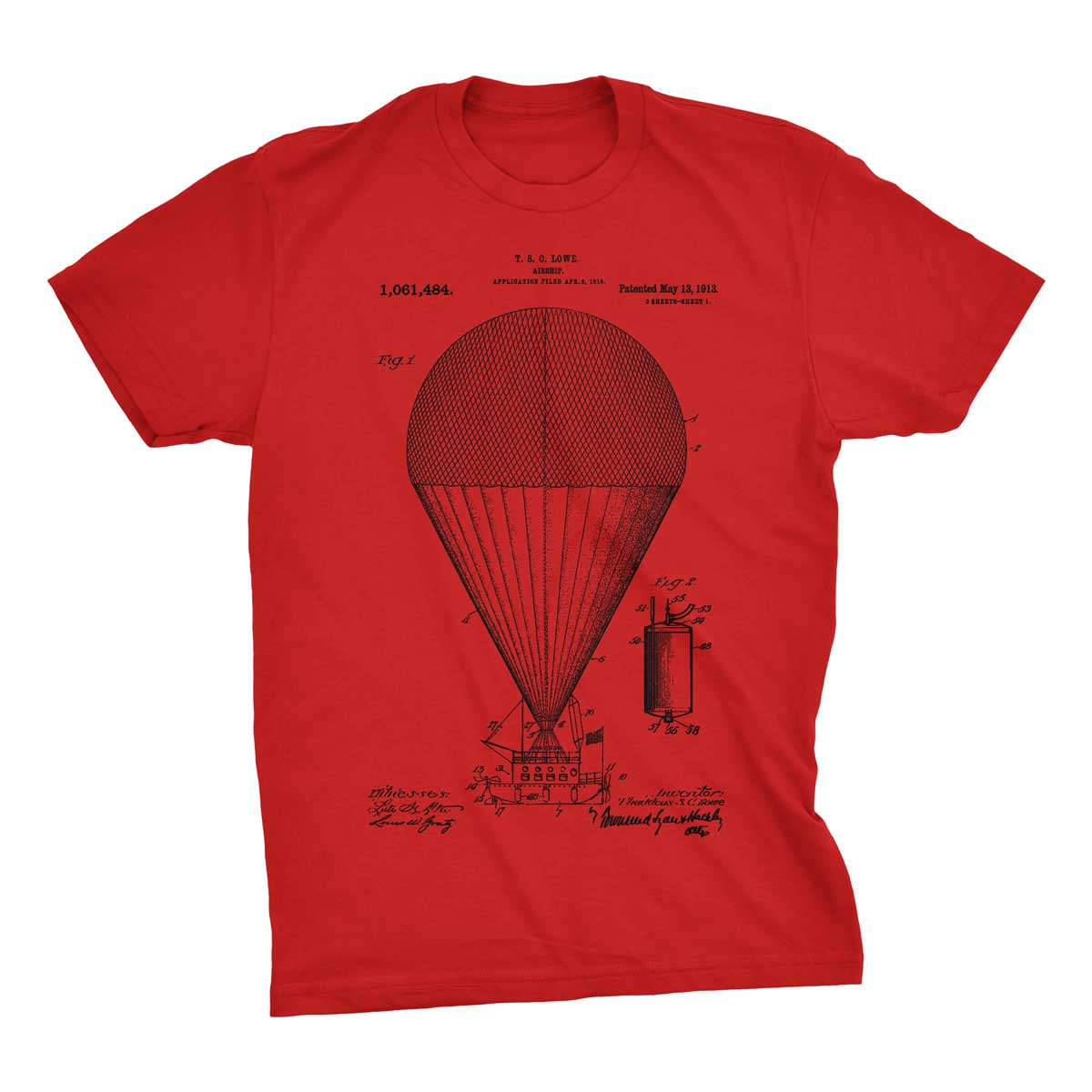 Airship Patent T-Shirt - Mighty Circus