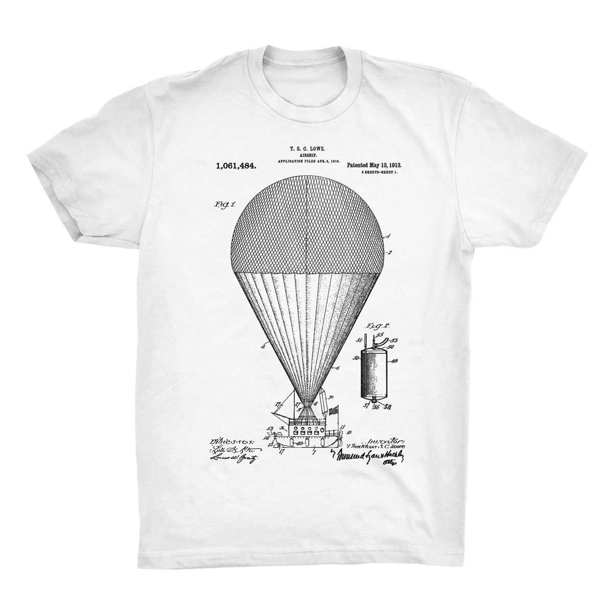 Airship Patent T-Shirt - Mighty Circus