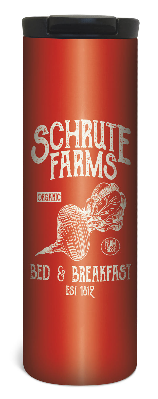 Schrute Farms 17 Ounce Double Wall Vacuum Insulated Stainless Steel