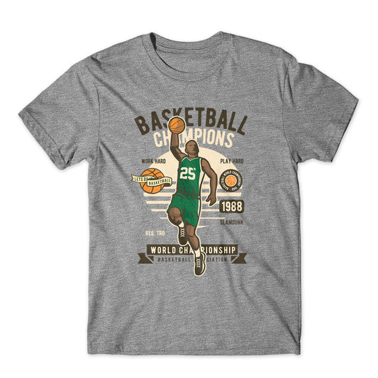 Basketball Champions T-Shirt 100% Cotton Premium Tee NEW