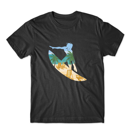 Beach Surfing T-Shirt 100% Cotton Premium Tee NEW