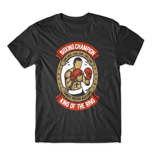 Boxing Champion T-Shirt 100% Cotton Premium Tee NEW