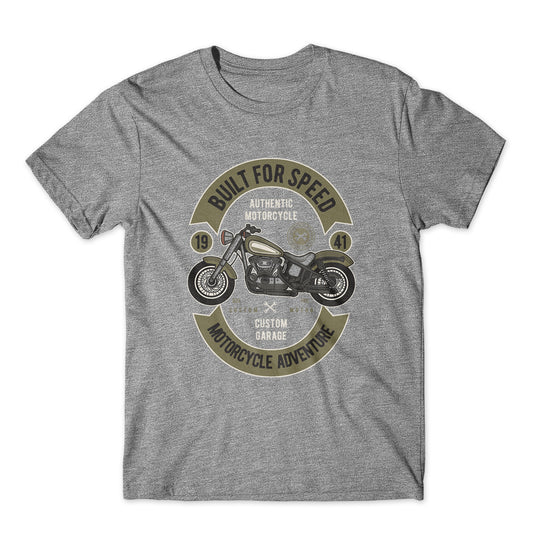 Built For Speed T-Shirt 100% Cotton Premium Tee NEW