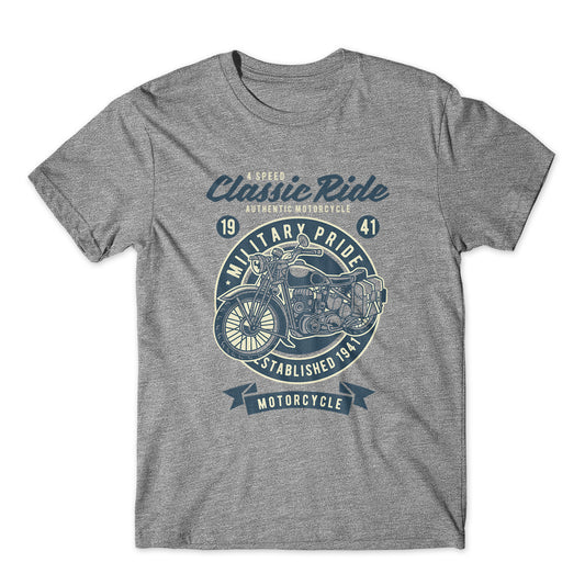 Classic Ride Military Pride T-Shirt 100% Cotton Premium Tee NEW