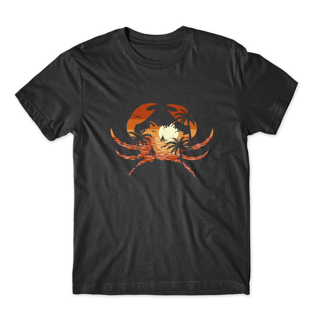 Crab Beach T-Shirt 100% Cotton Premium Tee NEW