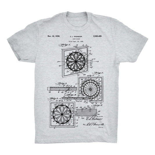 Dartboard Patent 100% Cotton Premium T-Shirt