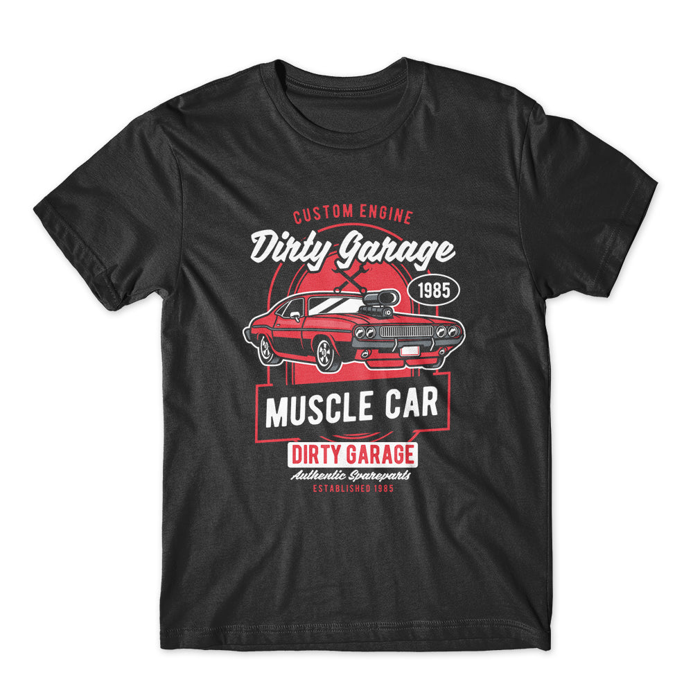 Dirty Garage Muscle Car T-Shirt 100% Cotton Premium Tee NEW
