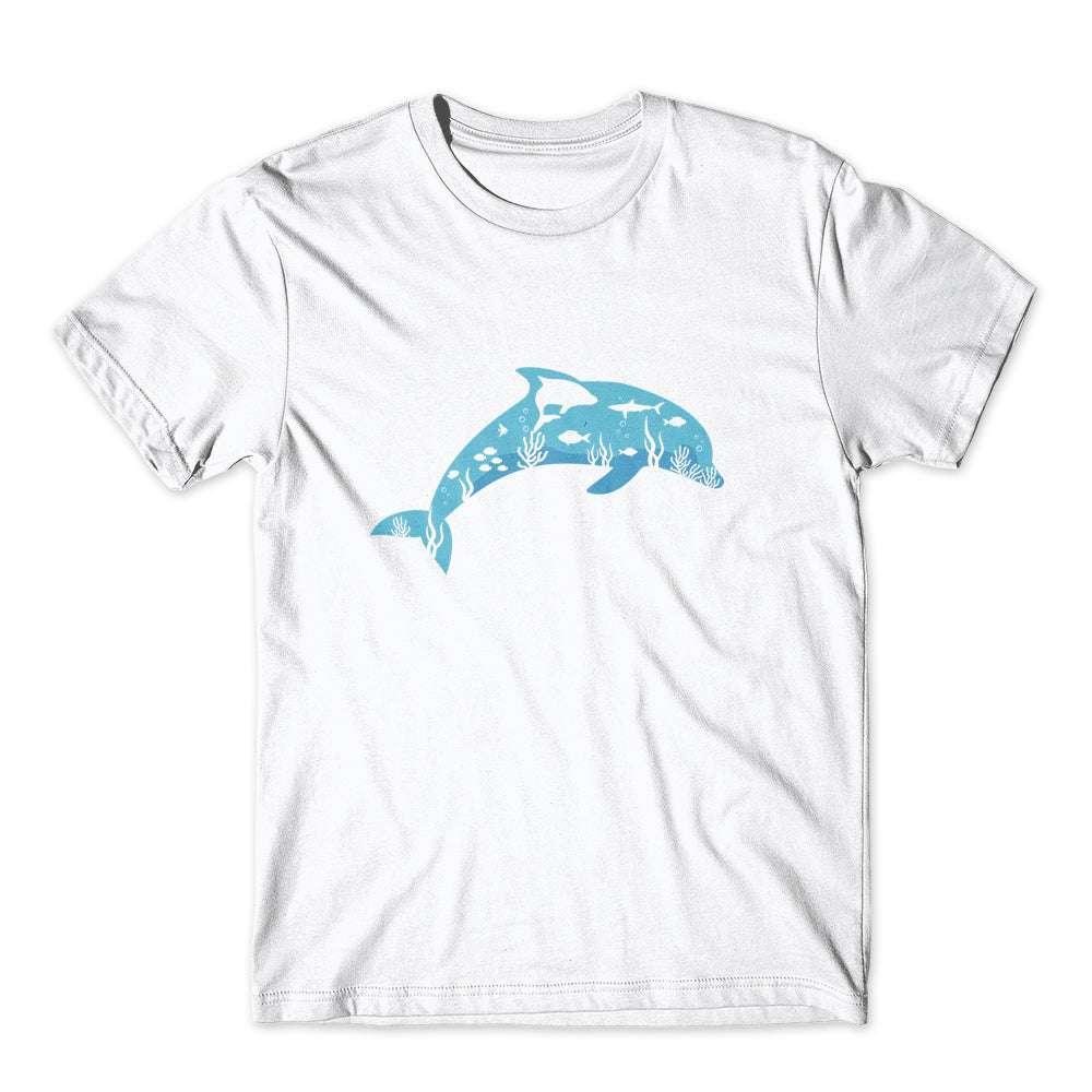 Sea Dolphin T-Shirt 100% Cotton Premium Tee NEW