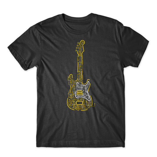 Electric Guitar T-Shirt 100% Cotton Premium Tee NEW