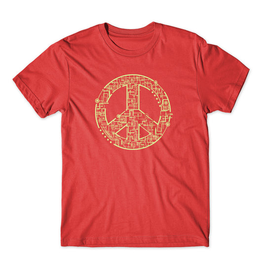 Electric Peace T-Shirt 100% Cotton Premium Tee NEW