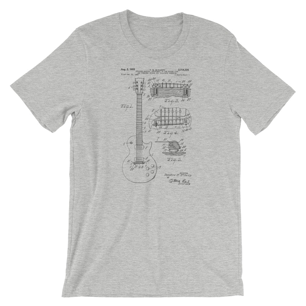 Electric Guitar Patent T-Shirt - Mighty Circus