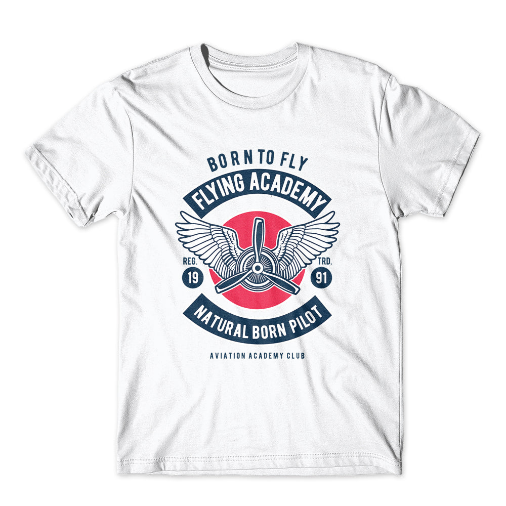 Flying Academy Club T-Shirt 100% Cotton Premium Tee NEW