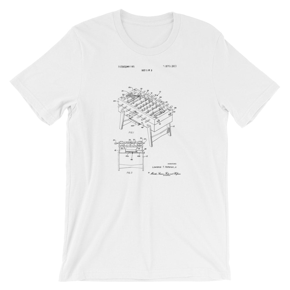 Foosball Patent T-Shirt - Mighty Circus