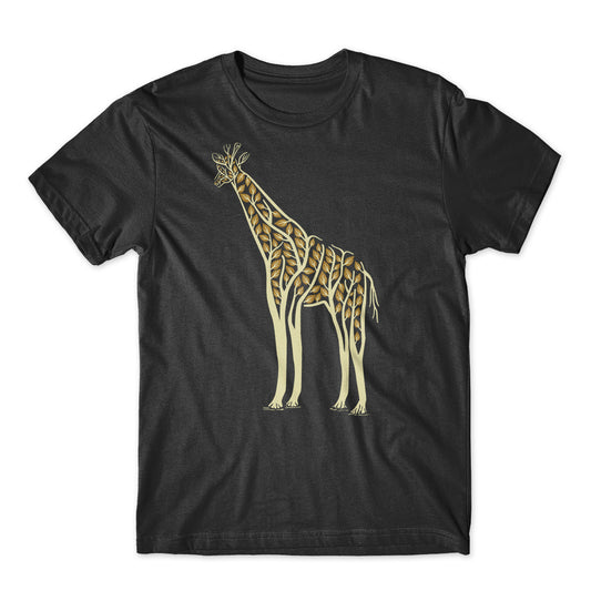 Giraffe Tree Leave Ornament T-Shirt 100% Cotton Premium Tee NEW