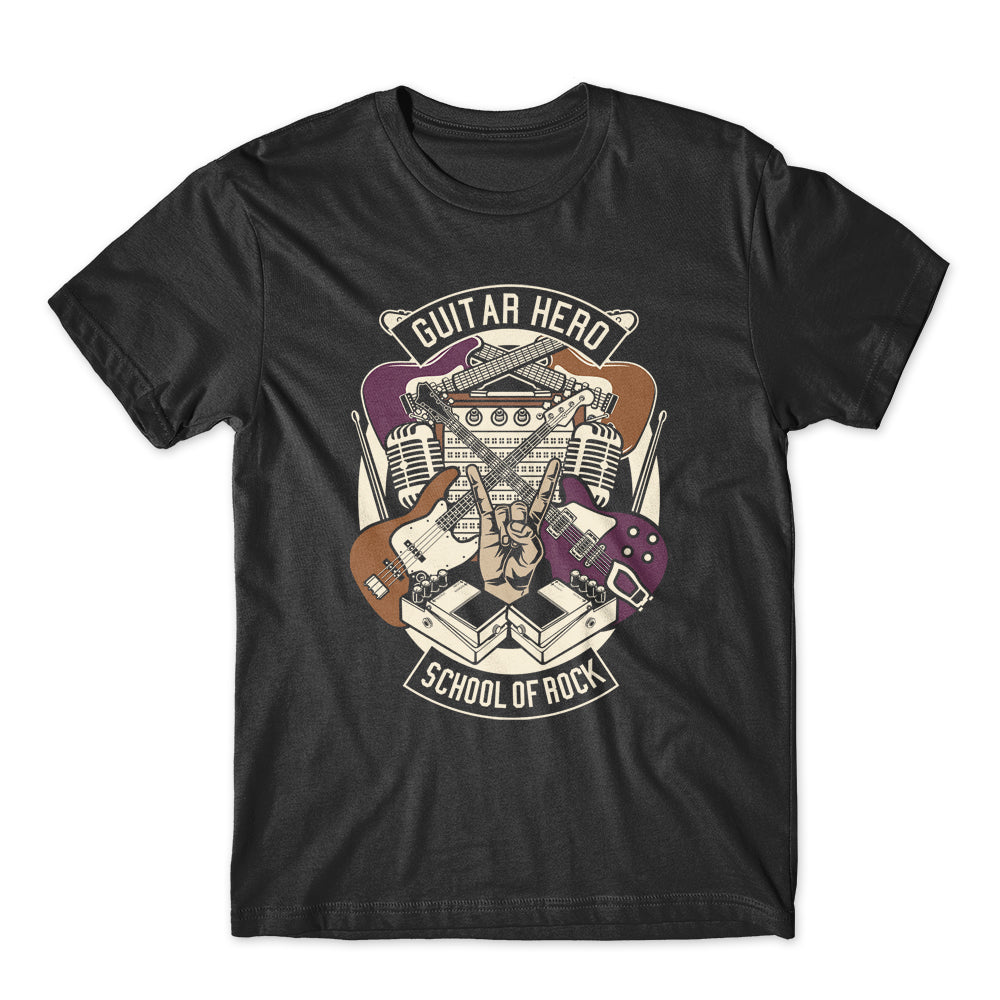 Guitar Hero School of Rock T-Shirt 100% Cotton Premium Tee NEW