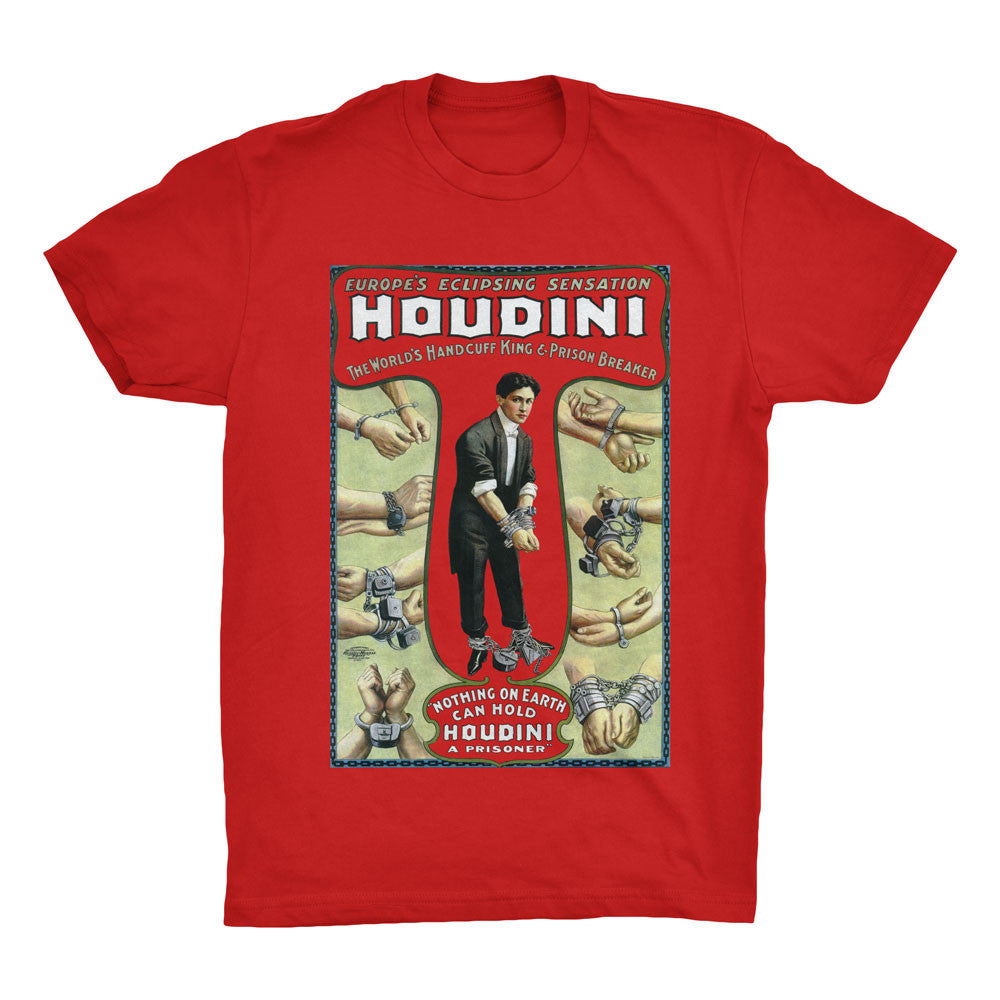 Houdini Poster Print T-Shirt - Mighty Circus