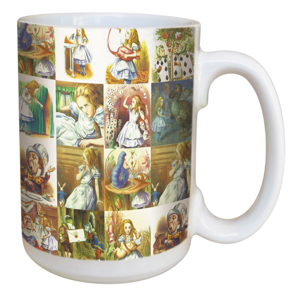 Alice in Wonderland Coffee Mug Large 15 Ounce Ceramic Mug