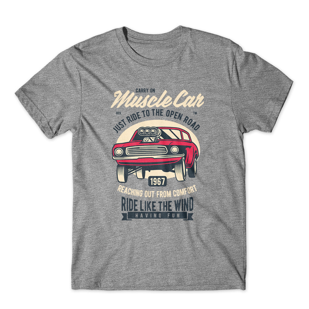 Carry On Muscle Car T-Shirt 100% Cotton Premium Tee NEW