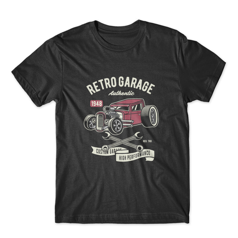 Retro Garage Authentic T-Shirt 100% Cotton Premium Tee NEW