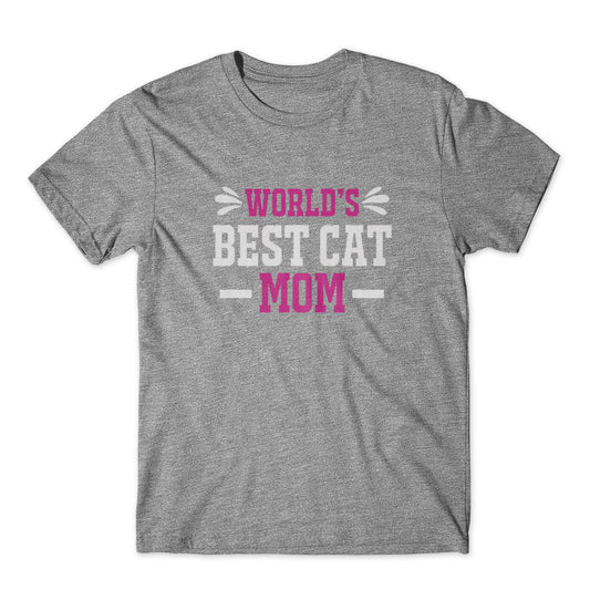 World’s Best Cat Mom T-Shirt 100% Cotton Premium Tee