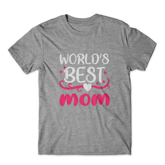 World’s Best Mom T-Shirt 100% Cotton Premium Tee