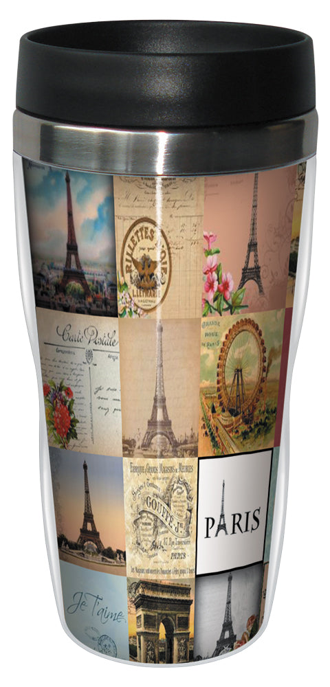 Paris 16 Ounce Travel Mug