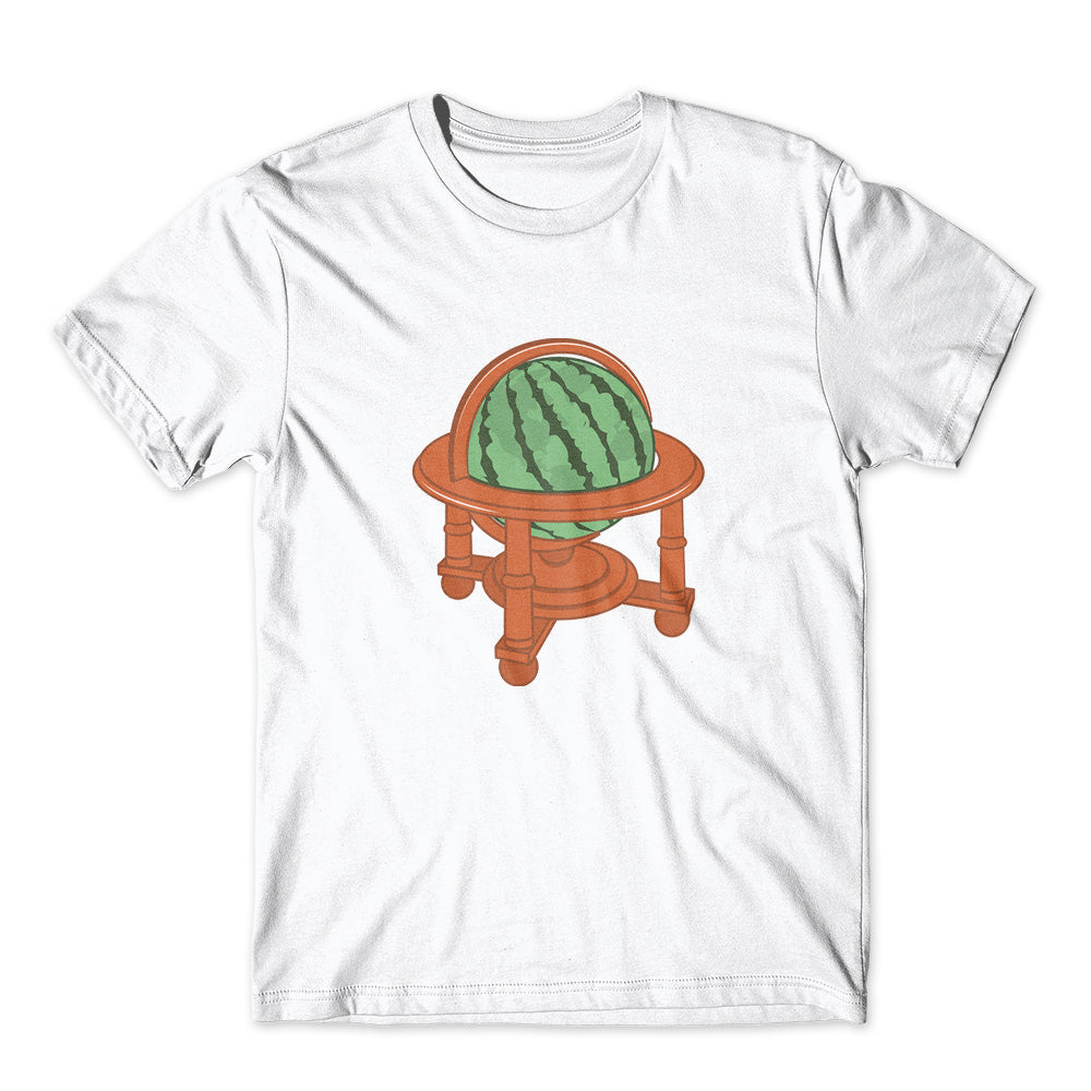 Watermelon Globe T-Shirt 100% Cotton Premium Tee NEW