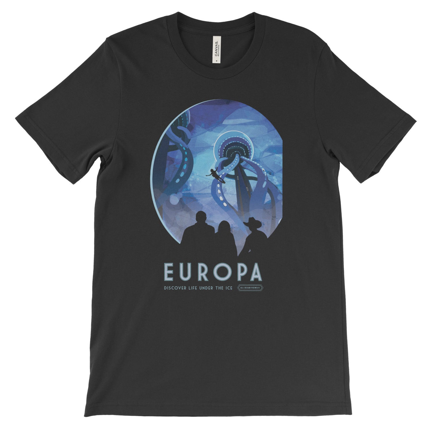 Europa Poster Print T-Shirt from NASA - Mighty Circus
