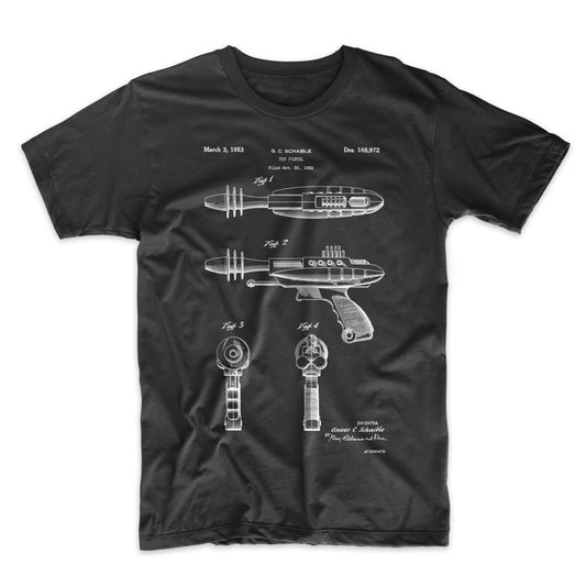 Ray Gun Patent T-Shirt - Mighty Circus