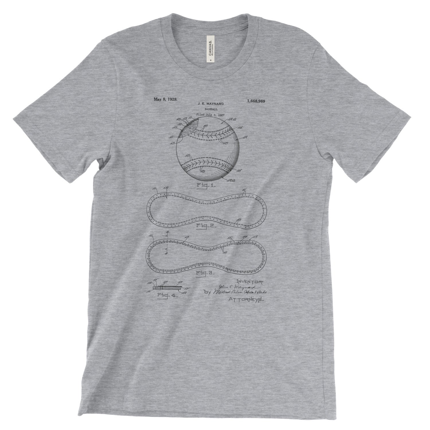 Baseball Patent T-Shirt - Mighty Circus