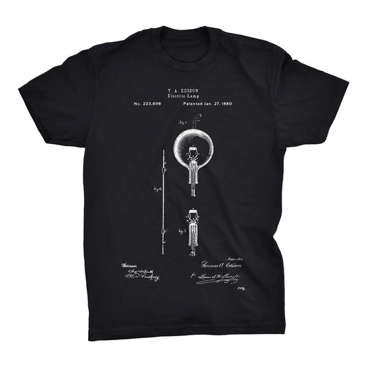Light Bulb Patent T-Shirt - Mighty Circus