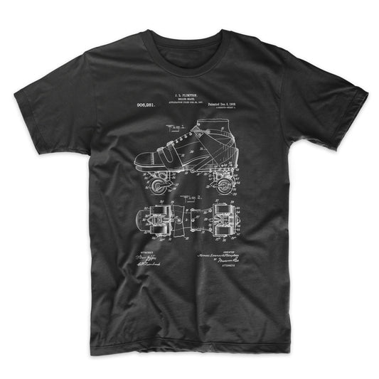 Roller Skate Patent T-Shirt