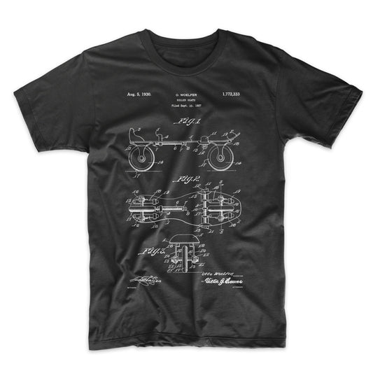 Roller Skate Patent T-Shirt - Mighty Circus
