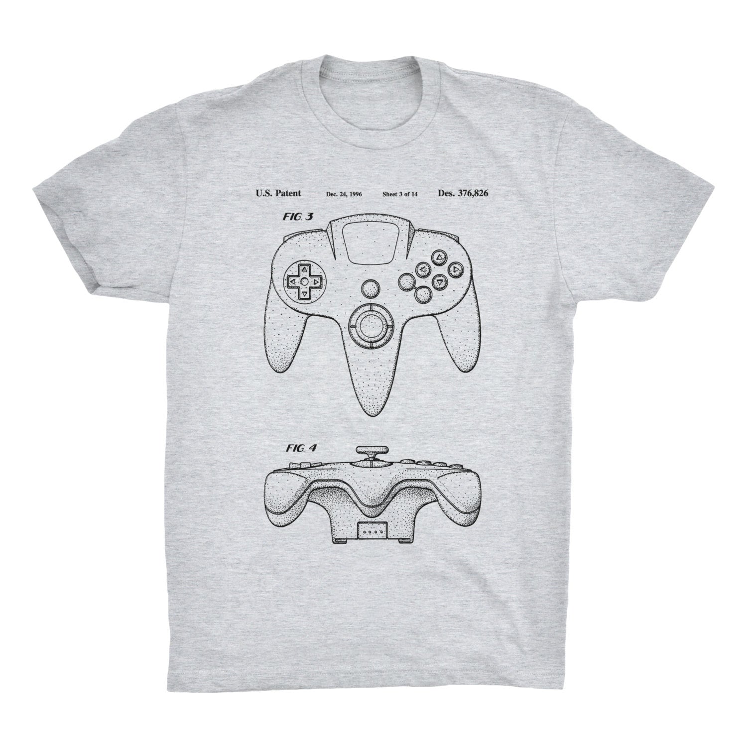 Nintendo 64 Patent T-Shirt - Mighty Circus