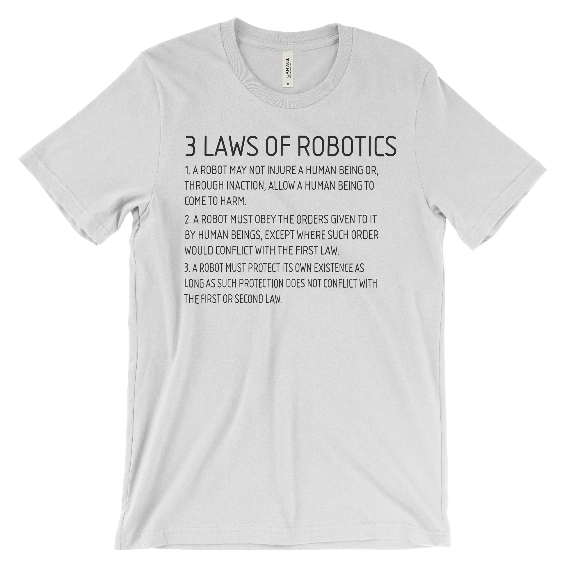 Three Laws of Robotics T-Shirt - Mighty Circus