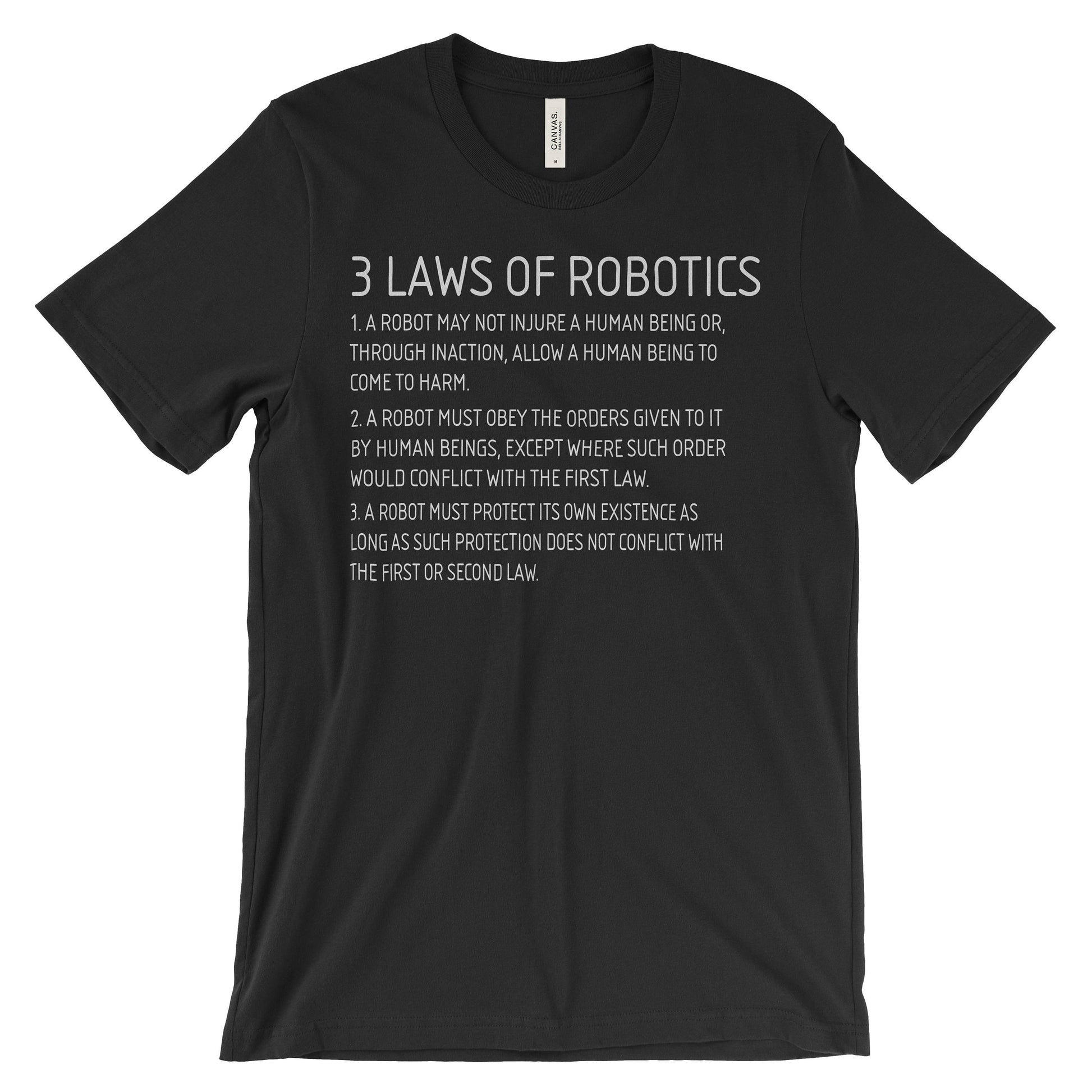 Three Laws of Robotics T-Shirt - Mighty Circus