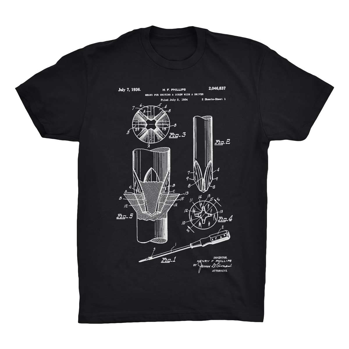 Screwdriver Patent T-Shirt - Mighty Circus