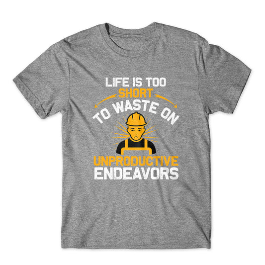Life Is Too Short To Waste On T-Shirt 100% Cotton Premium Tee