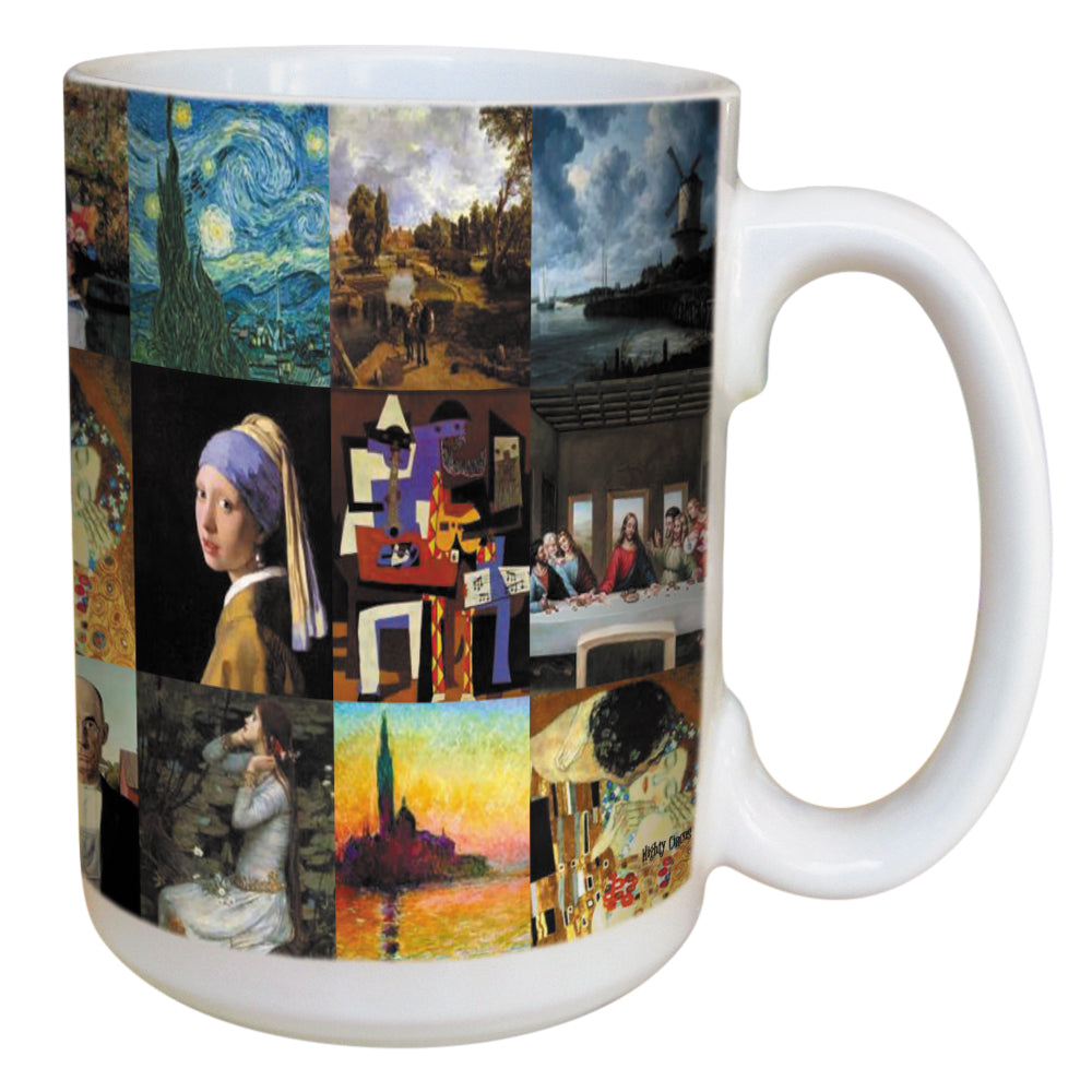 Famous Paintings Coffee Mug Large 15 Ounce Ceramic Mug
